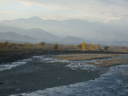 Laghman soleil couchant